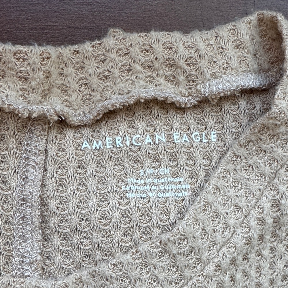 American Eagle Outfitters Women's Beige Sweater - Picture 2 of 4